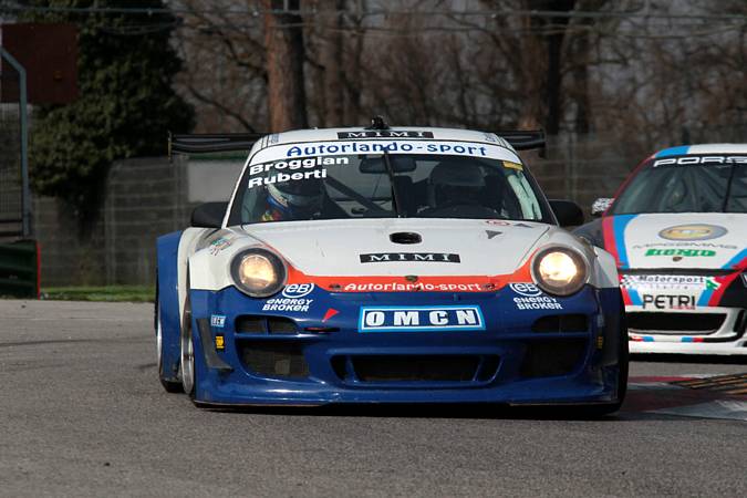 La 997 GT3 R di Broggian-Ruberti al Top