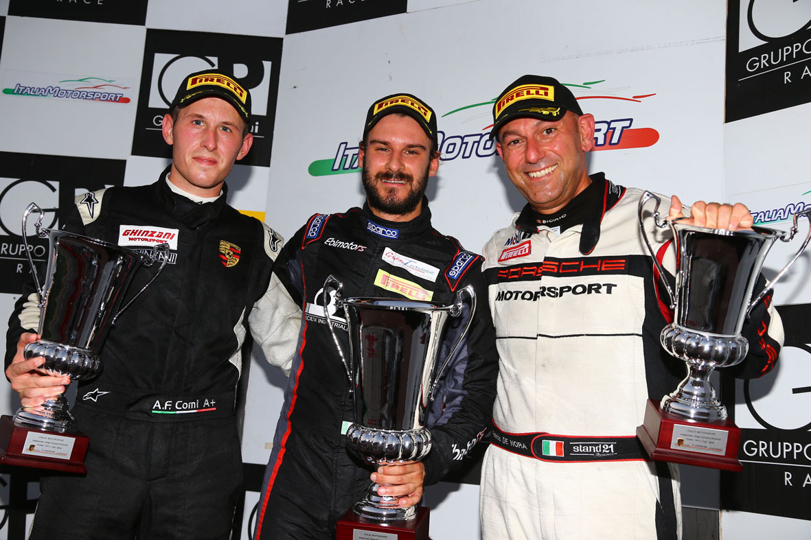 Si chiude la prima giornata delle finali della Targa Tricolore Porsche