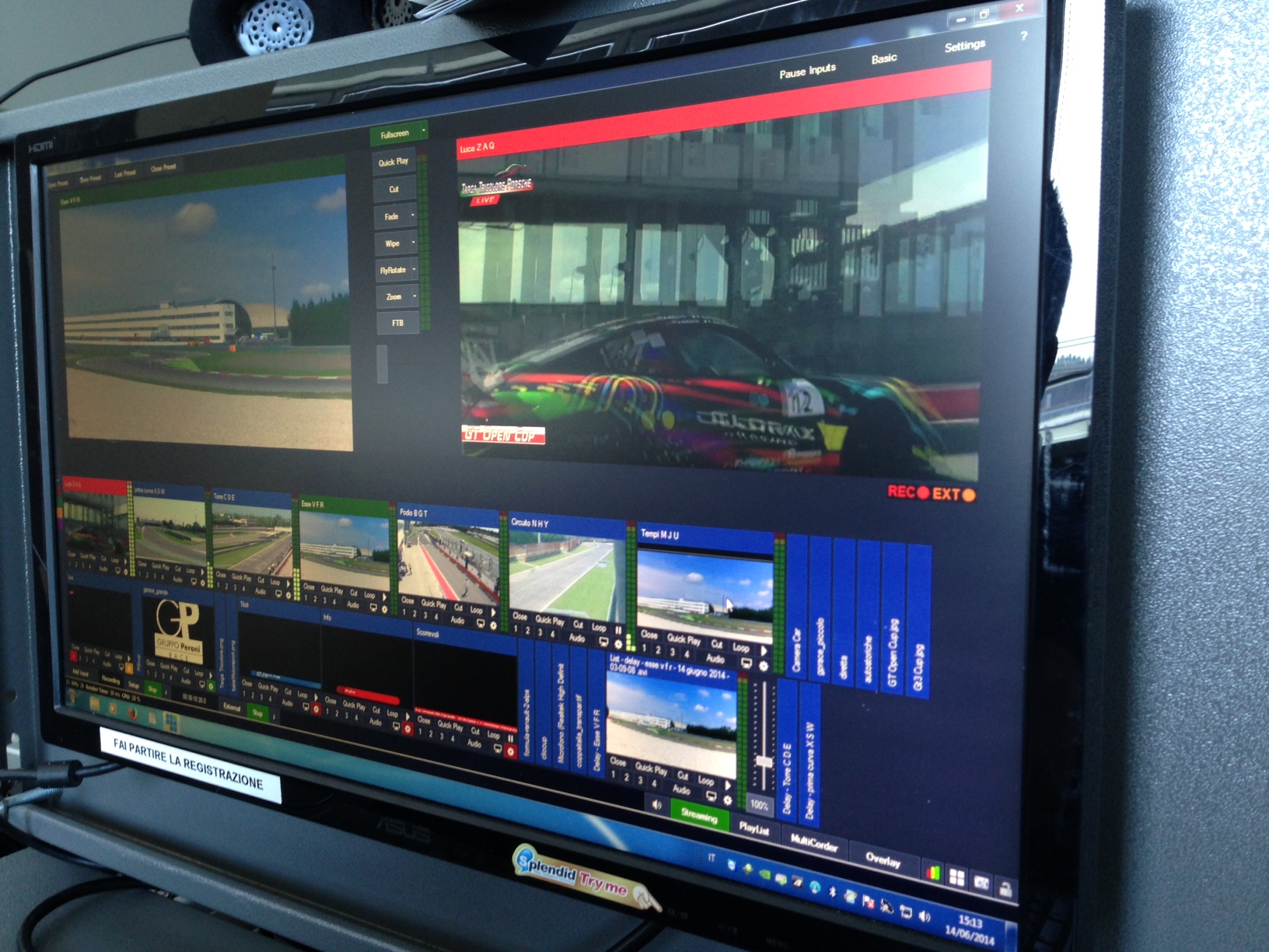 La Targa Tricolore Porsche primi in Italia nello streaming